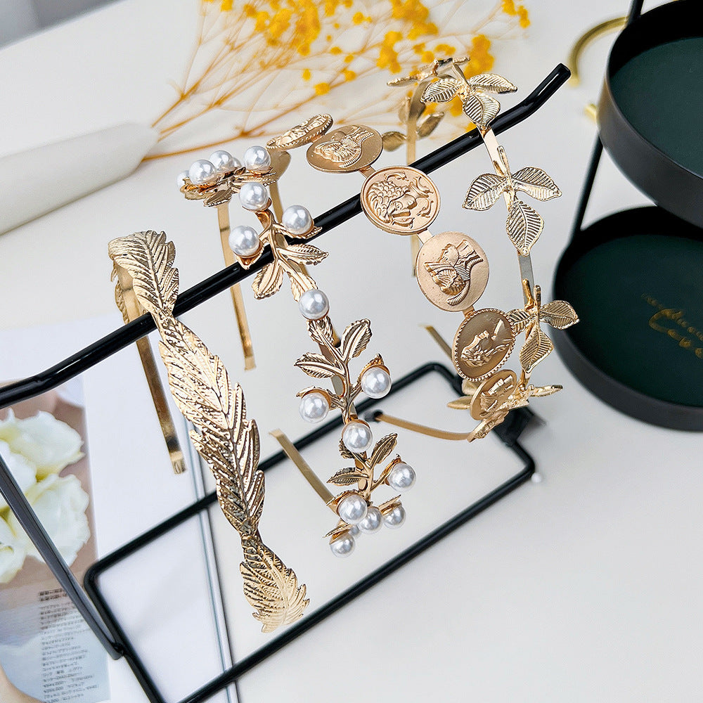 Wholesale Metal Leaf Head Hoops